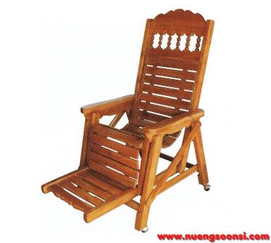 เก้าอี้ฮ่องเต้ไม้สัก ( K-260 )
