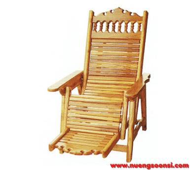 เก้าอี้ฮ่องเต้ไม้สัก ( K-261 )